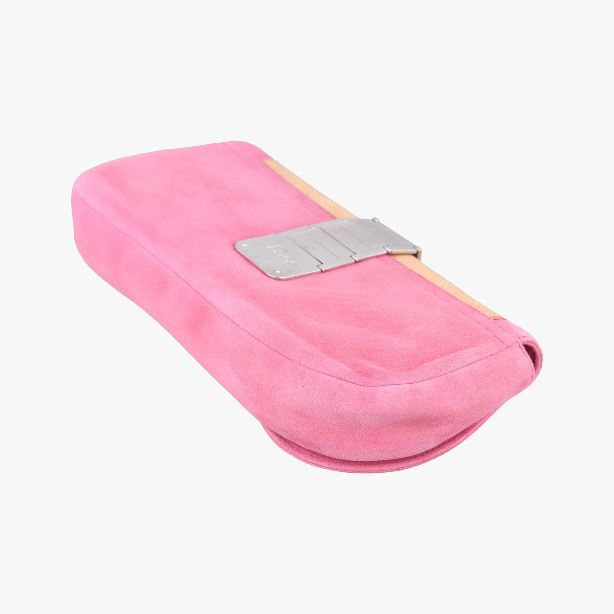 Pre-owned Christian Dior Double Saddle Pink Suede x Stingray  shoulderbag | stylenewstar