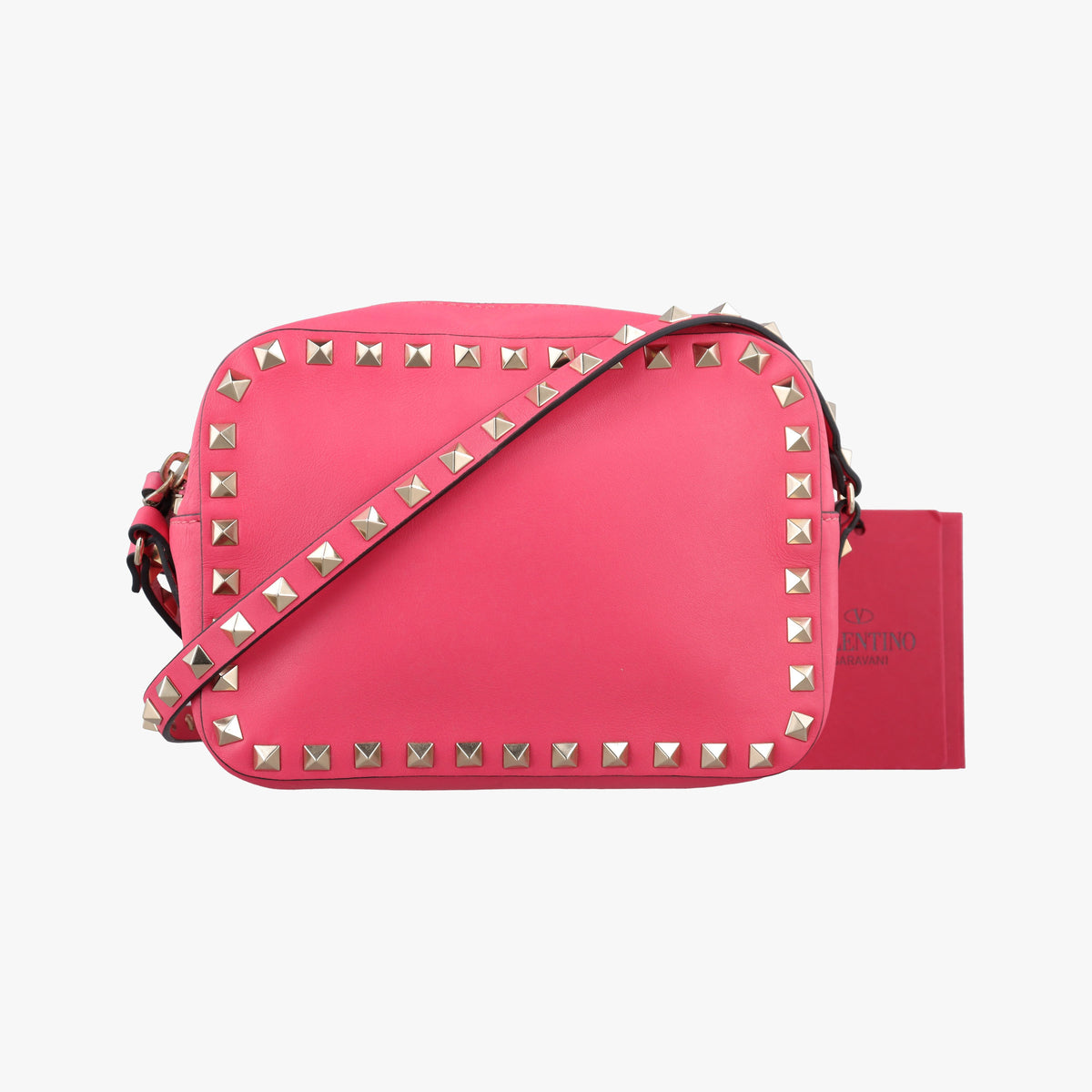 Secondhand Valentino Rockstud Rose Leather  shoulderbag | stylenewstar
