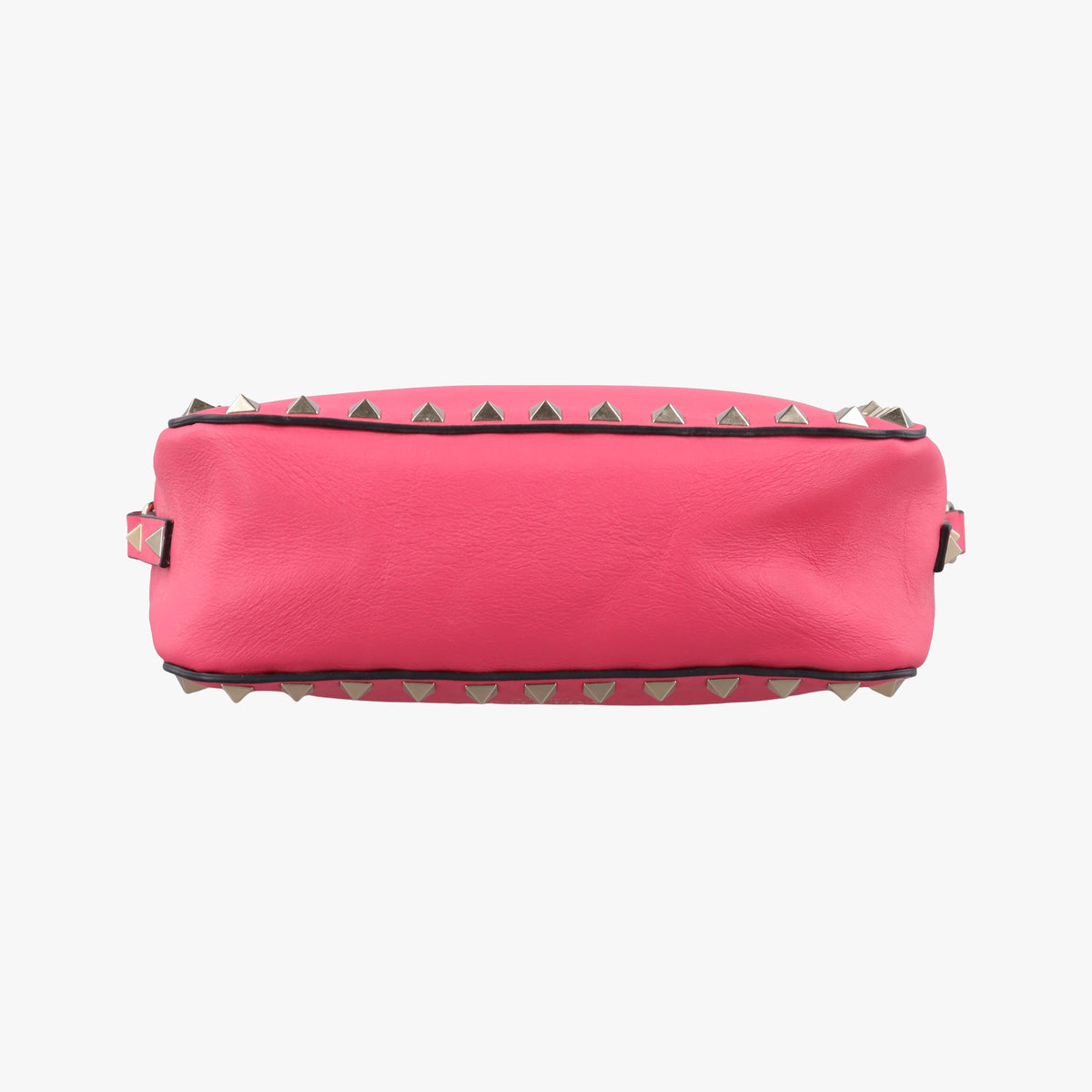 Pre-owned Valentino Rockstud Rose Leather  shoulderbag | stylenewstar