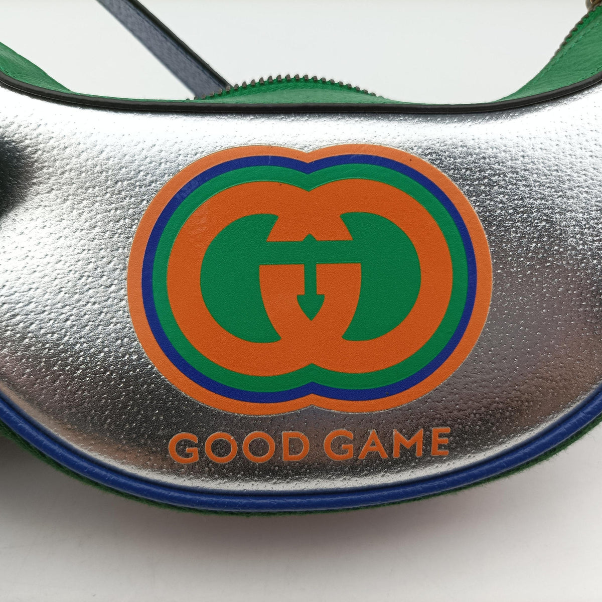 Pre-owned Gucci Good Game Mini Silver×Multicolour Leather 720530 shoulderbag | stylenewstar