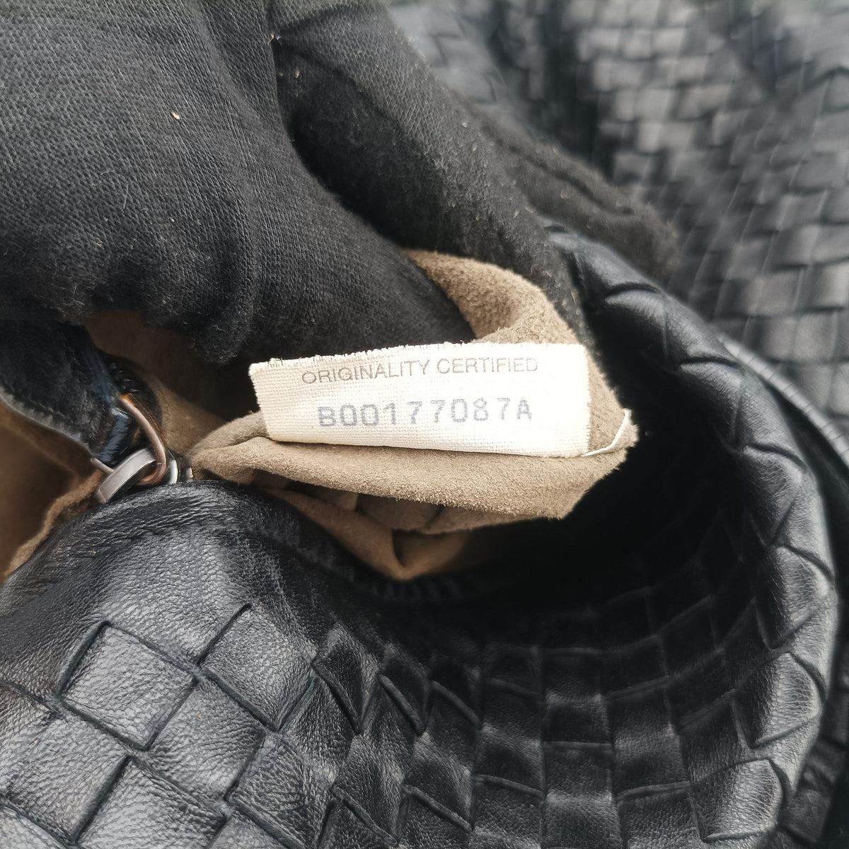 Vintage Bottega Veneta Intrecciato Black lambskin  handbag | stylenewstar