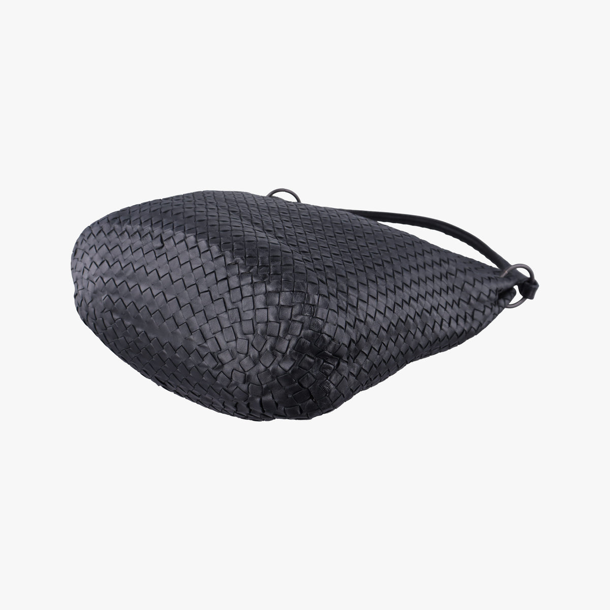Vintage Bottega Veneta Intrecciato Black lambskin  handbag | stylenewstar