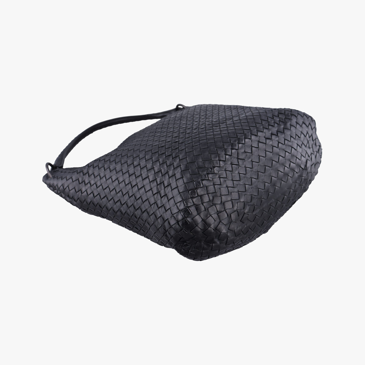 Vintage Bottega Veneta Intrecciato Black lambskin  handbag | stylenewstar