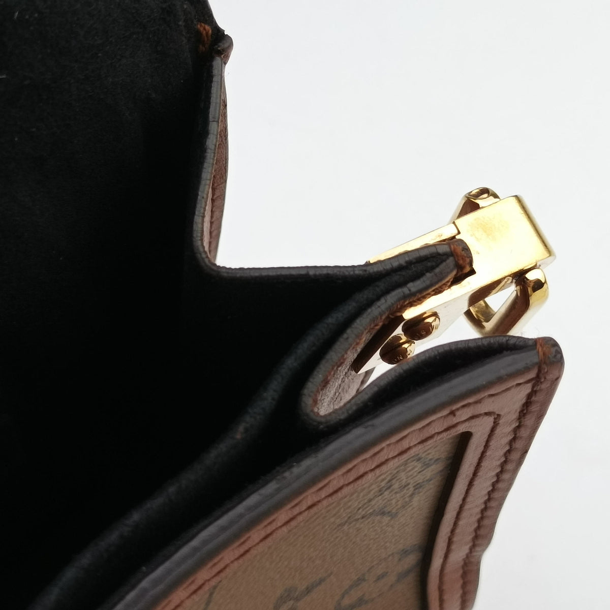 Vintage Louis Vuitton DAUPHINE MINI brown Monogram Reverse M45959 shoulderbag | stylenewstar