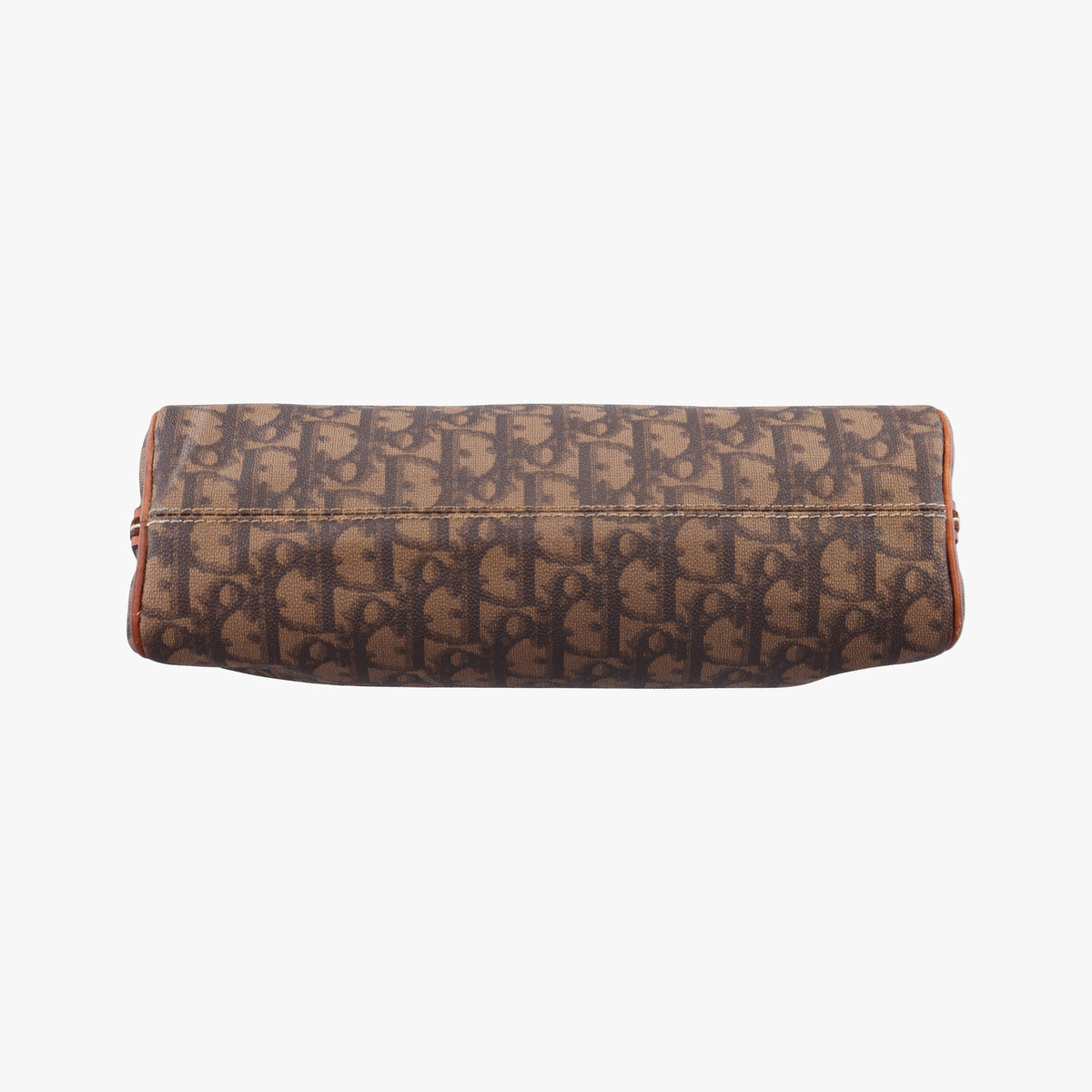 Pre-owned Christian Dior Trotter Romantic Brown PVC coated canvas×Leather  shoulderbag | stylenewstar