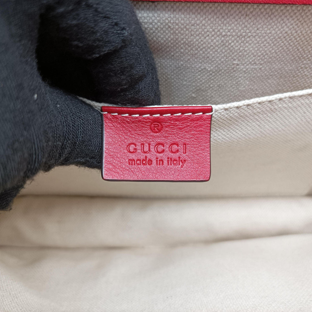 Pre-owned Gucci Dionysus bamboo ivory×Navy×Red Leather 448075 shoulderbag | stylenewstar