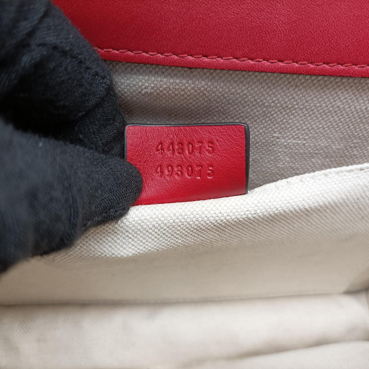 Pre-owned Gucci Dionysus bamboo ivory×Navy×Red Leather 448075 shoulderbag | stylenewstar