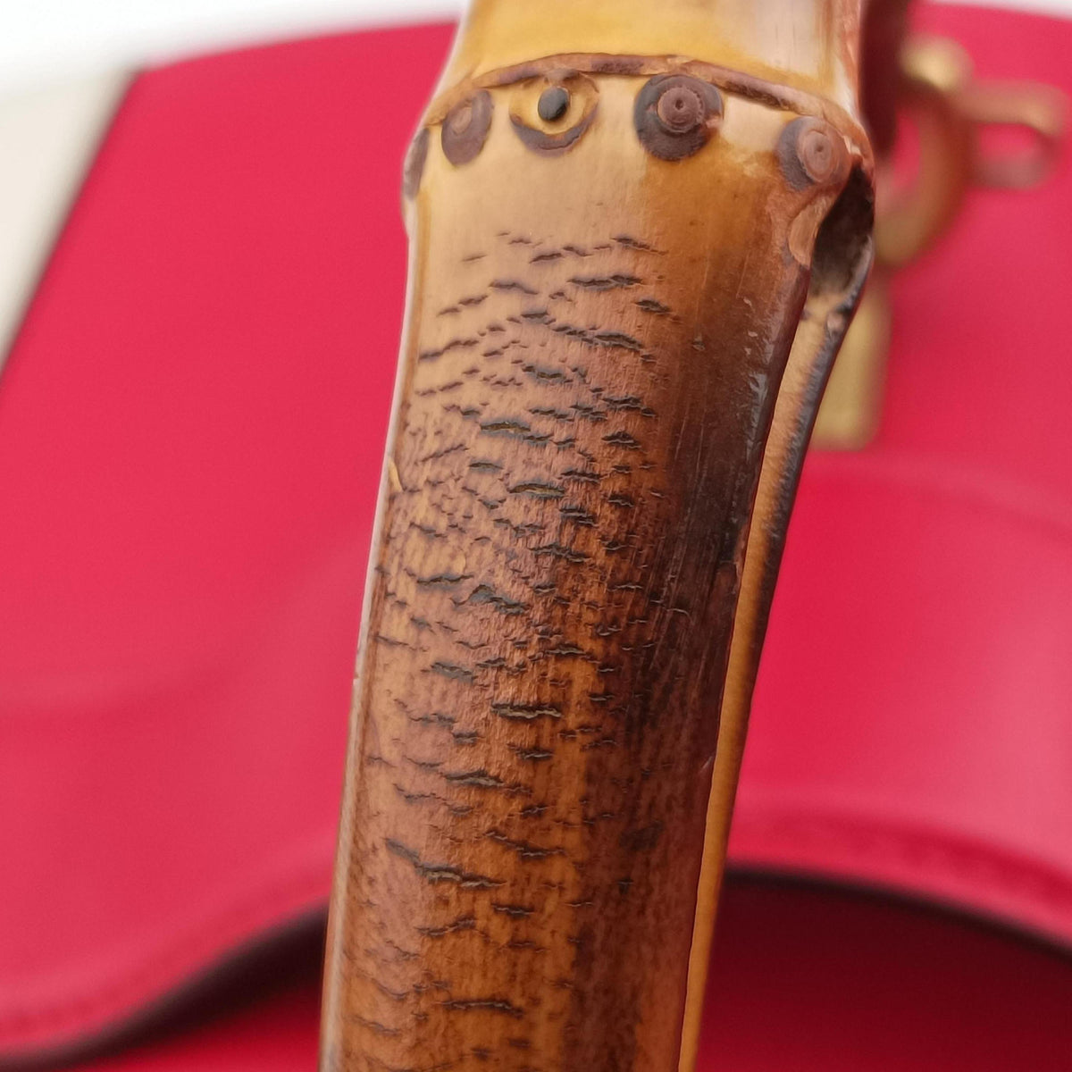 Pre-owned Gucci Dionysus bamboo ivory×Navy×Red Leather 448075 shoulderbag | stylenewstar