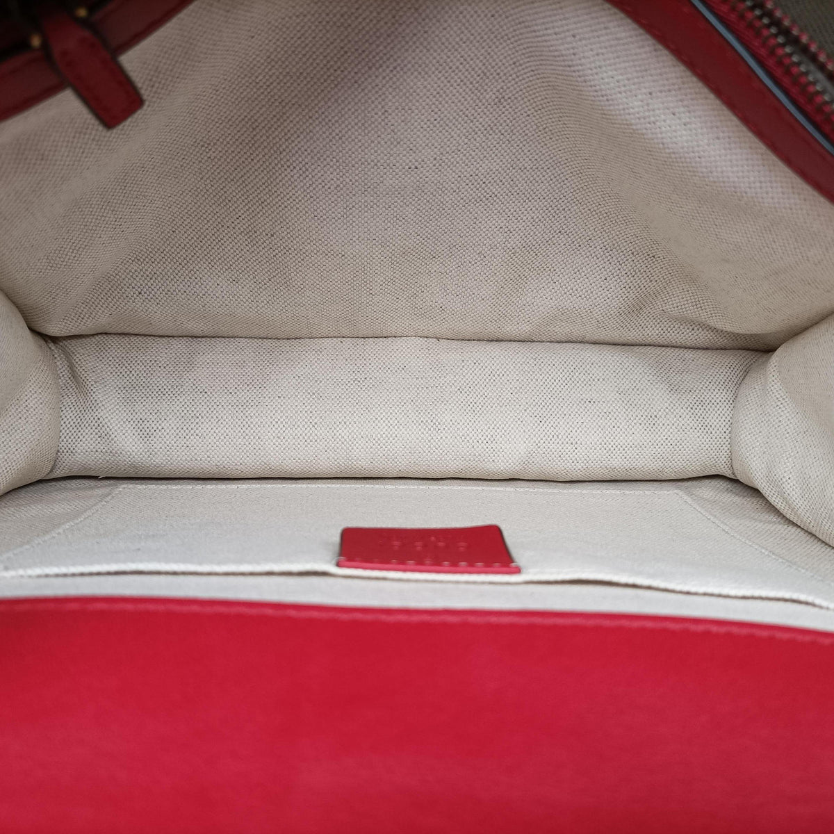 Pre-owned Gucci Dionysus bamboo ivory×Navy×Red Leather 448075 shoulderbag | stylenewstar