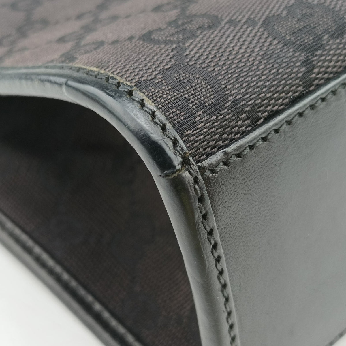 Pre-owned Gucci Jackie Black canvas 002.10 shoulderbag | stylenewstar