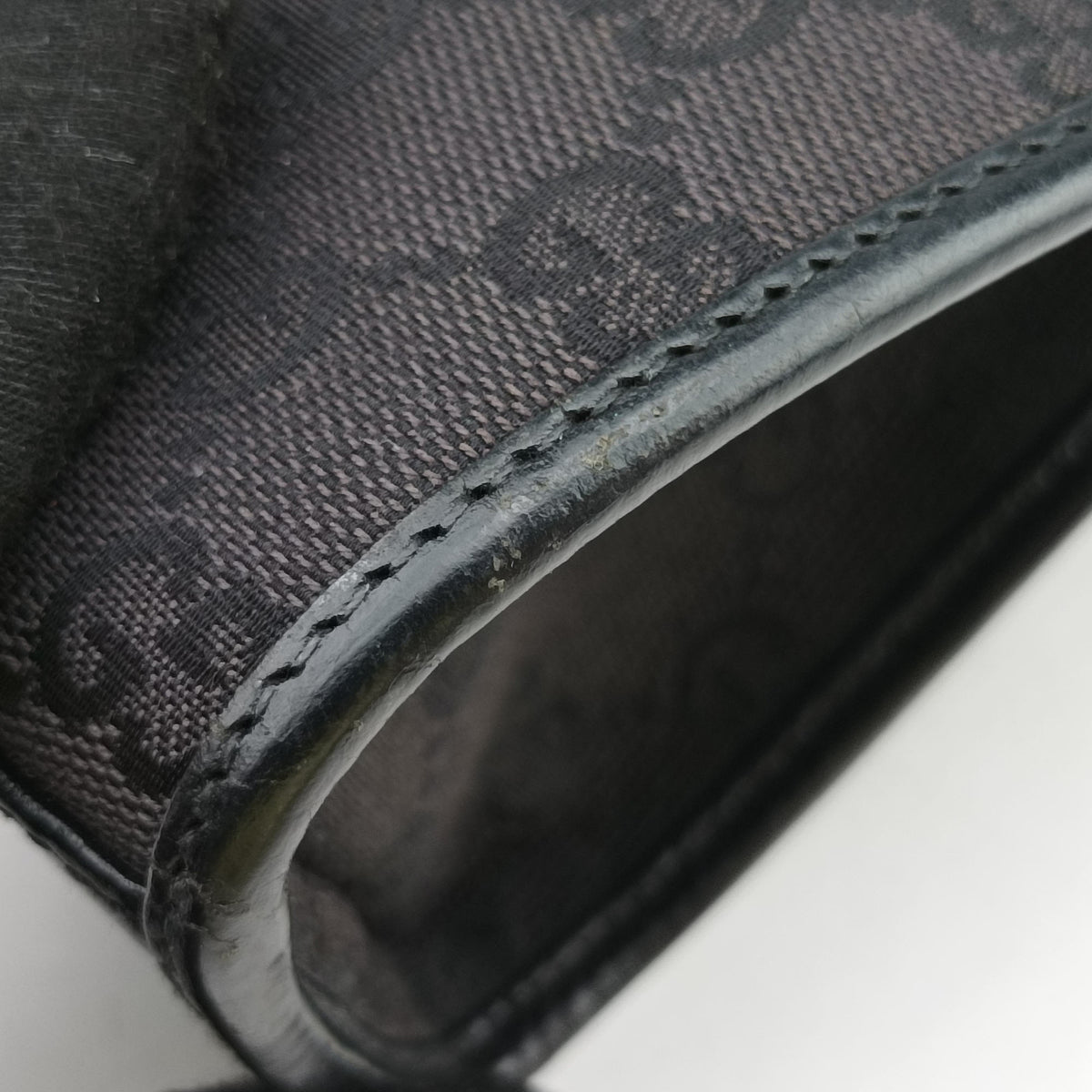 Pre-owned Gucci Jackie Black canvas 002.10 shoulderbag | stylenewstar