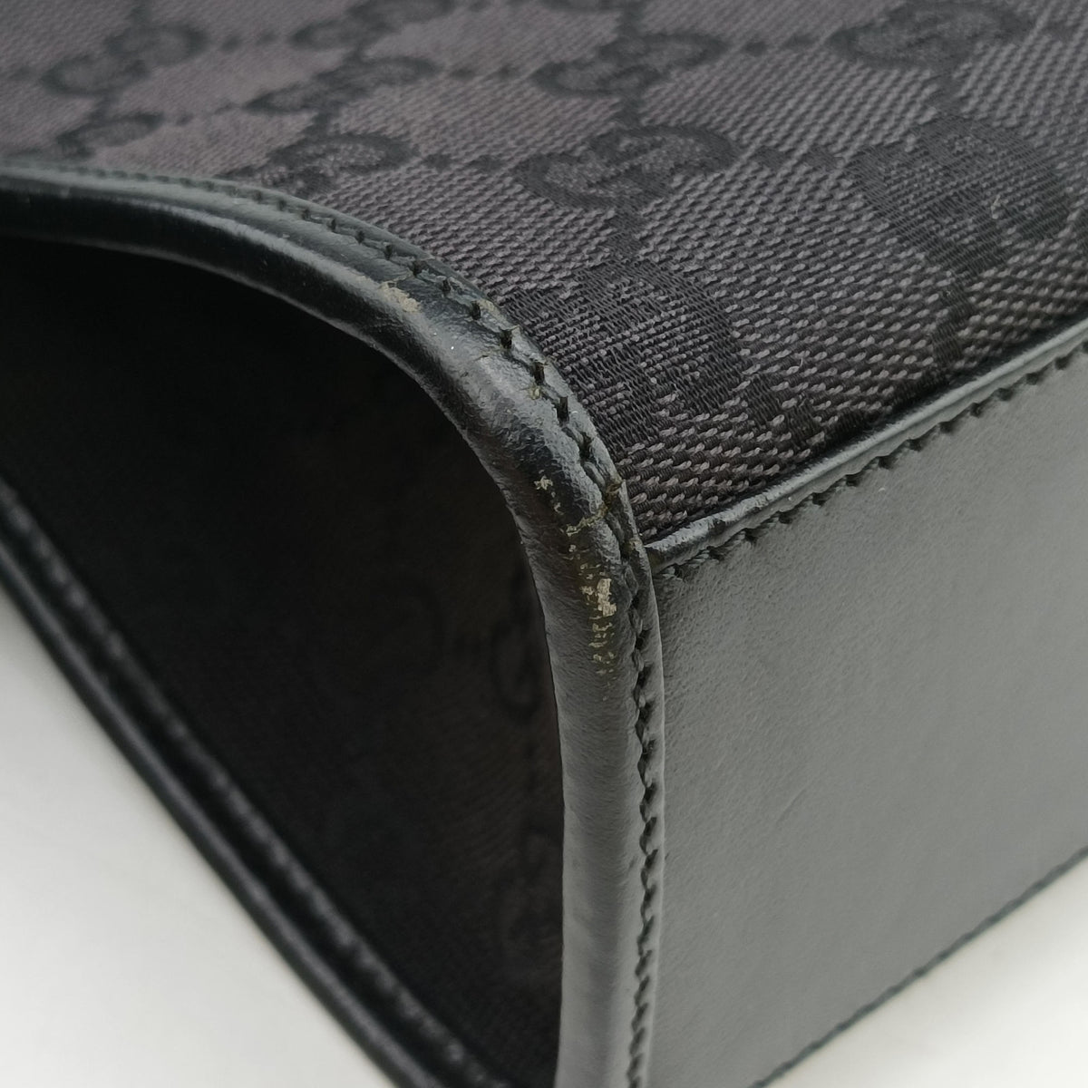 Pre-owned Gucci Jackie Black canvas 002.10 shoulderbag | stylenewstar