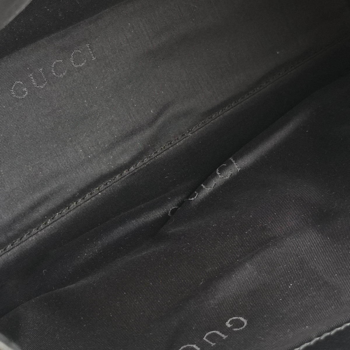 Pre-owned Gucci Jackie Black canvas 002.10 shoulderbag | stylenewstar