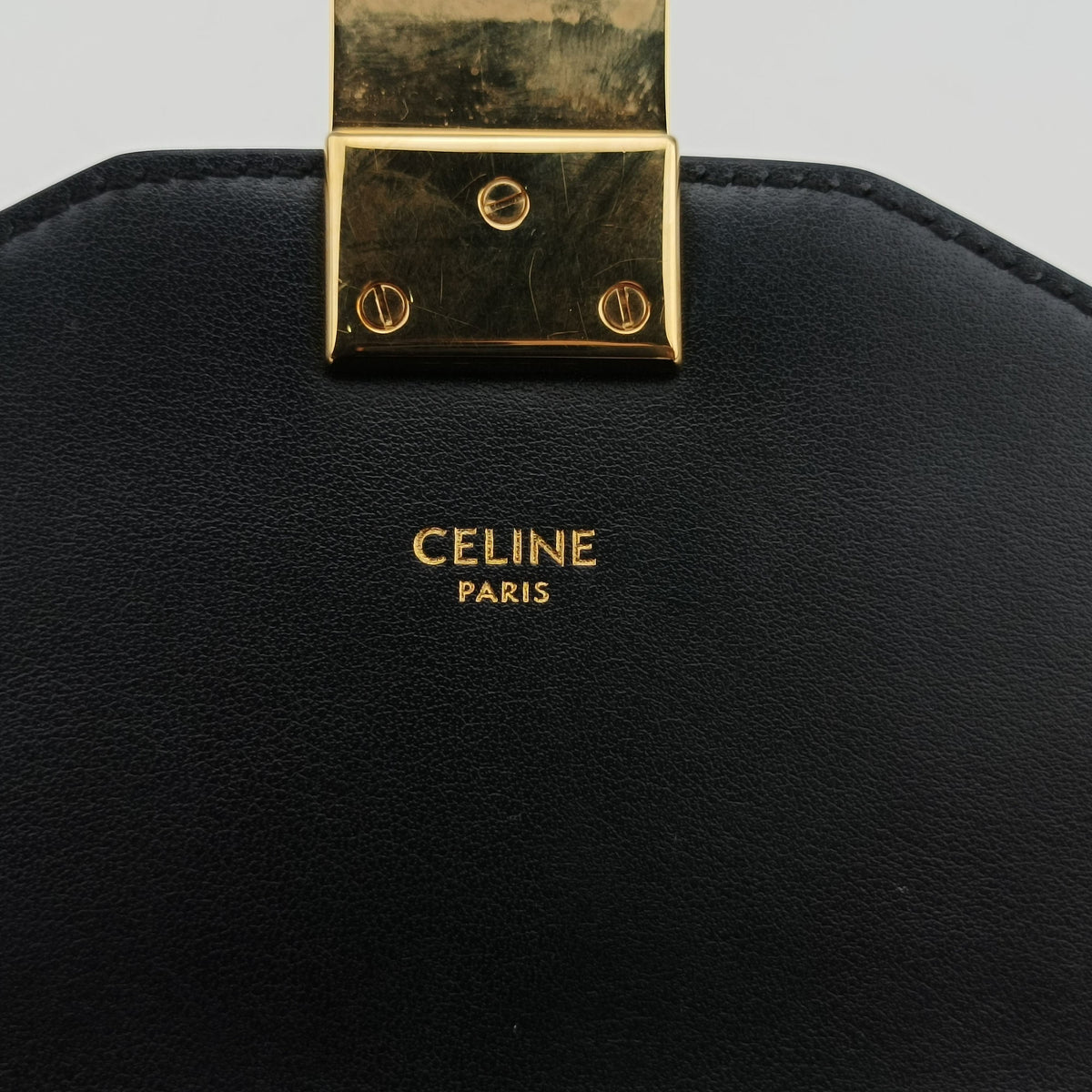 Pre-owned Celine C bag Black Suede  shoulderbag | stylenewstar