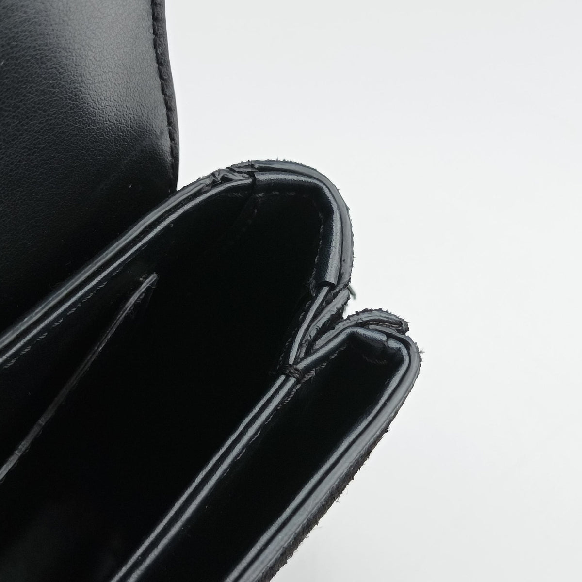 Pre-owned Celine C bag Black Suede  shoulderbag | stylenewstar