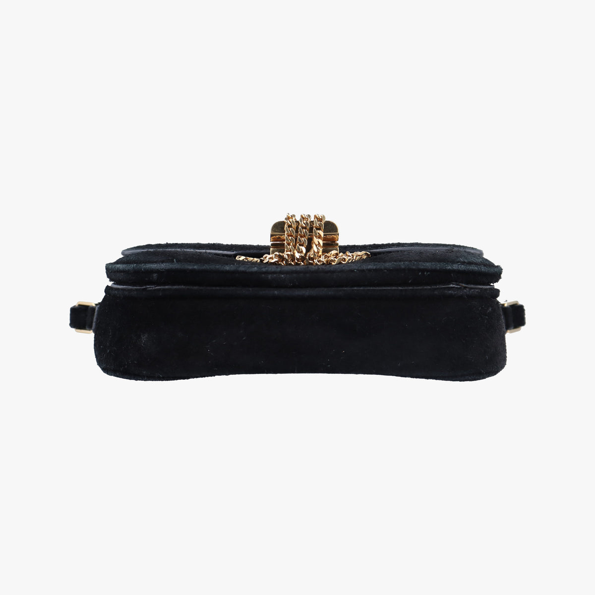 Pre-owned Celine C bag Black Suede  shoulderbag | stylenewstar