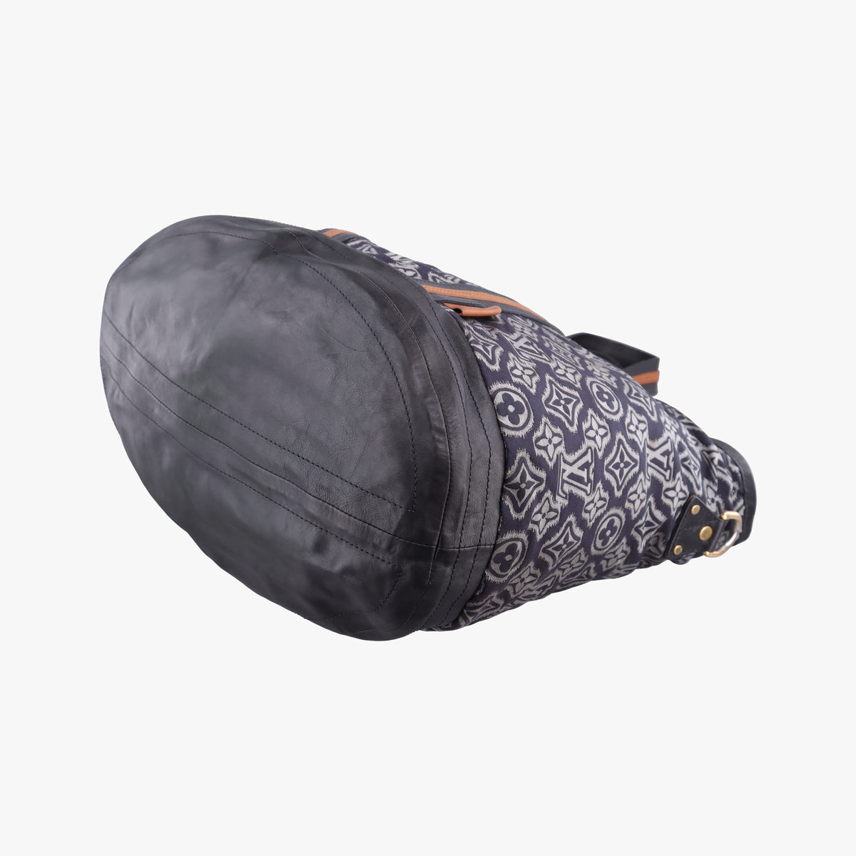 Pre-owned Louis Vuitton Aviator Marine×Navy Leather×Canvas M40383 shoulderbag | stylenewstar