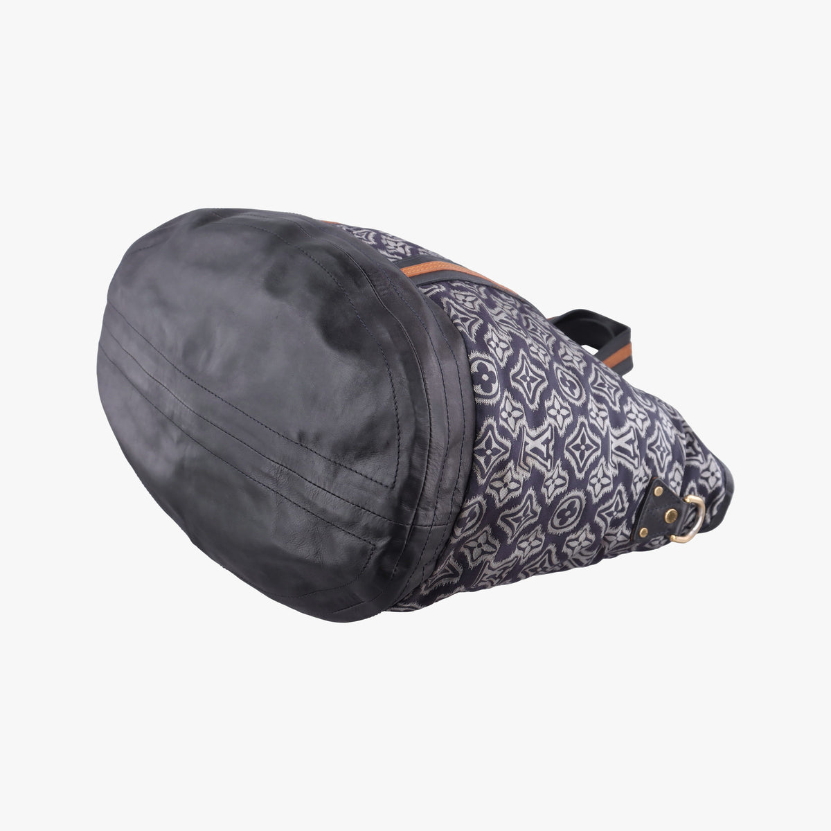 Pre-owned Louis Vuitton Aviator Marine×Navy Leather×Canvas M40383 shoulderbag | stylenewstar