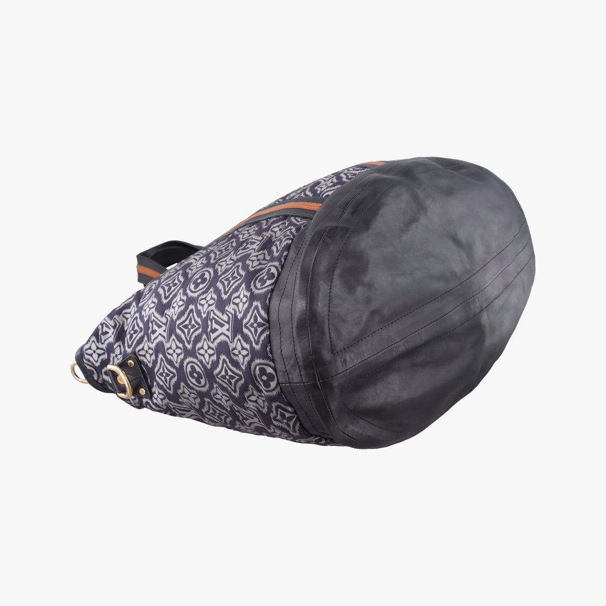 Pre-owned Louis Vuitton Aviator Marine×Navy Leather×Canvas M40383 shoulderbag | stylenewstar
