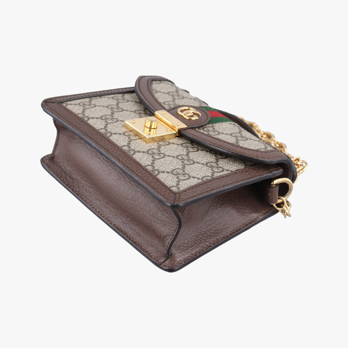 Secondhand Gucci Ophidia GG Mini Beige ×Brown PVC coated canvas×Leather 696180 shoulderbag | stylenewstar