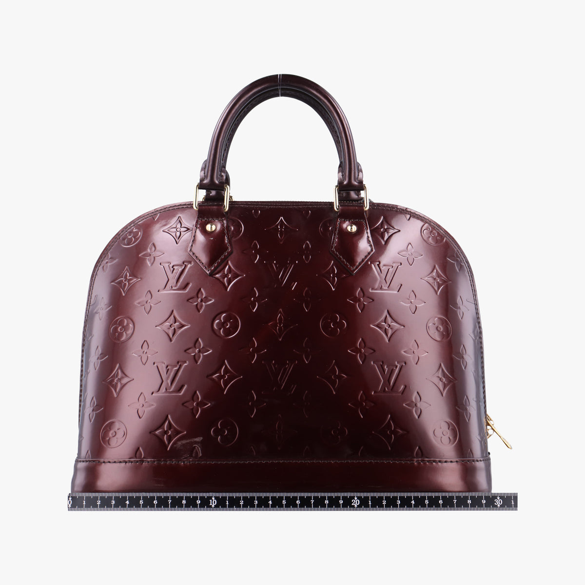 Vintage Louis Vuitton Alma PM Amarante Vernis M91611 handbag | stylenewstar