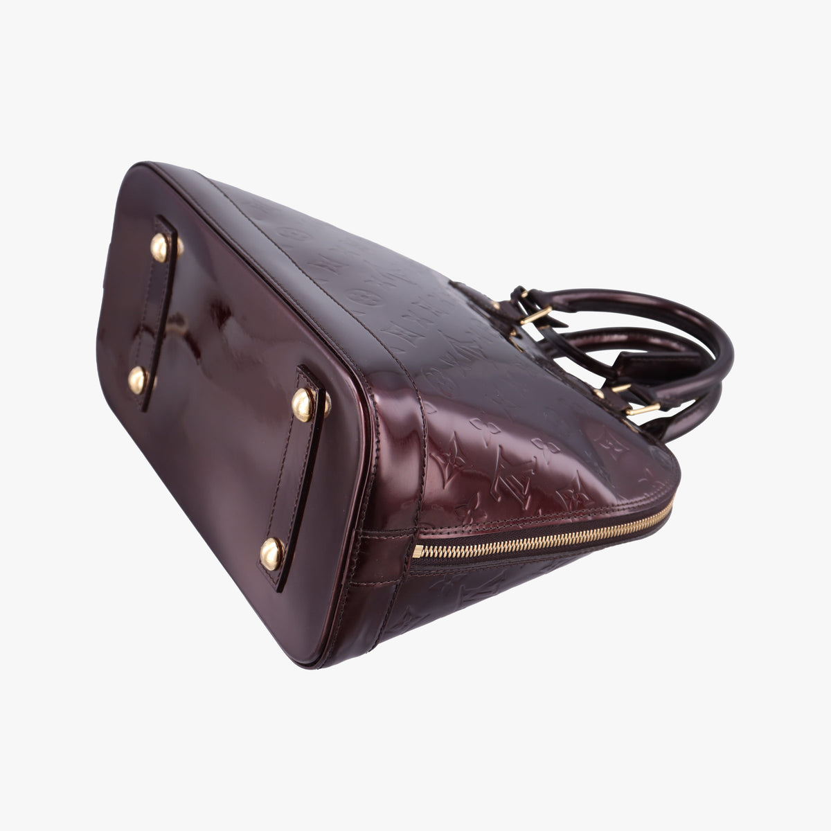 Vintage Louis Vuitton Alma PM Amarante Vernis M91611 handbag | stylenewstar