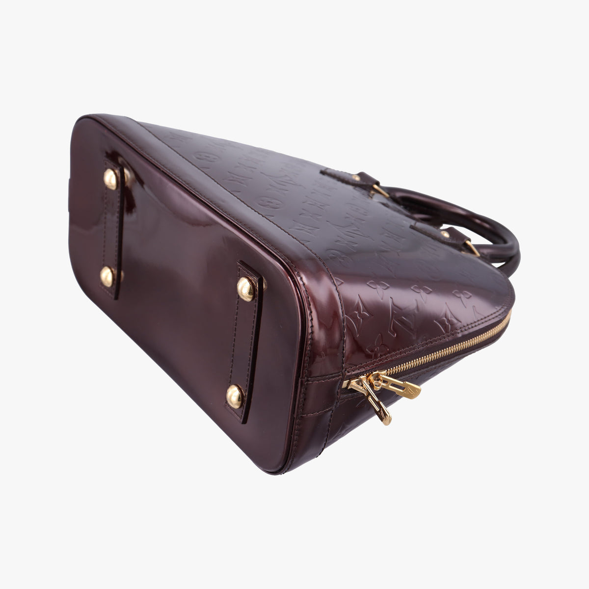 Vintage Louis Vuitton Alma PM Amarante Vernis M91611 handbag | stylenewstar