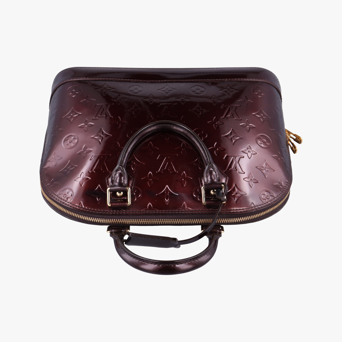 Vintage Louis Vuitton Alma PM Amarante Vernis M91611 handbag | stylenewstar