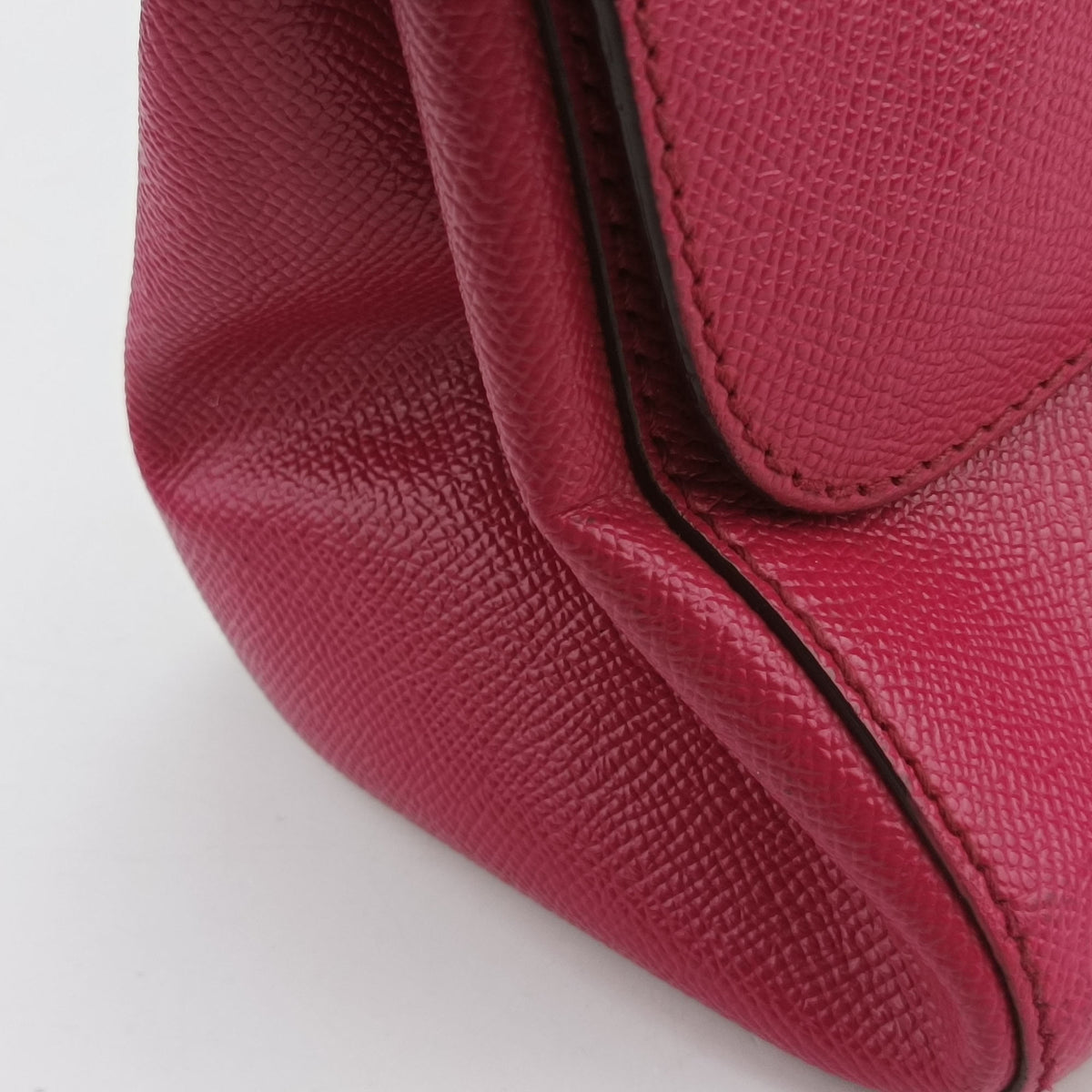 Pre-owned Dolce & Gabbana SICILY Rose Leather  shoulderbag | stylenewstar