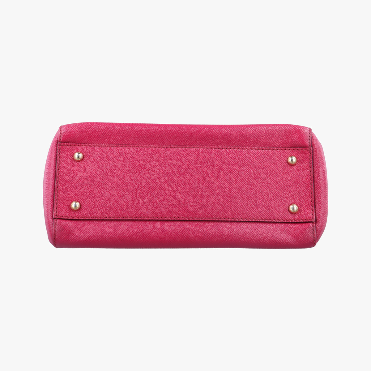 Pre-owned Dolce & Gabbana SICILY Rose Leather  shoulderbag | stylenewstar