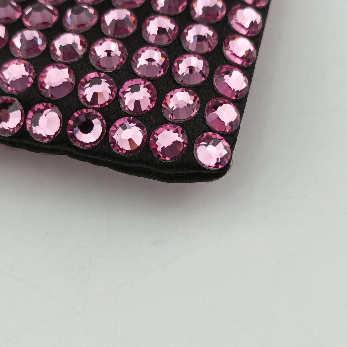 Pre-owned Prada Rosa Satin Crystal Mini Tote Purple Rhinestone 1BA253 shoulderbag | stylenewstar