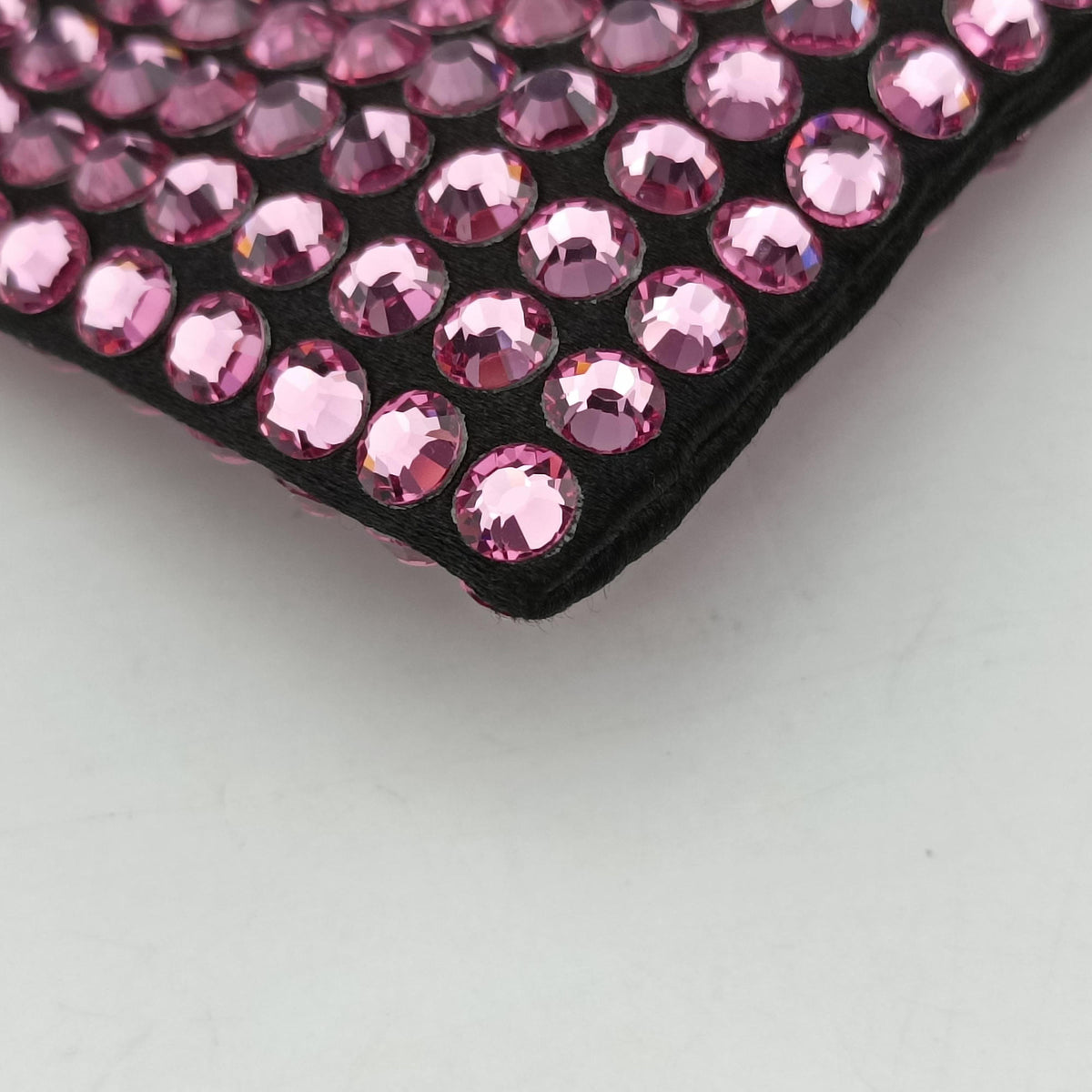 Pre-owned Prada Rosa Satin Crystal Mini Tote Purple Rhinestone 1BA253 shoulderbag | stylenewstar