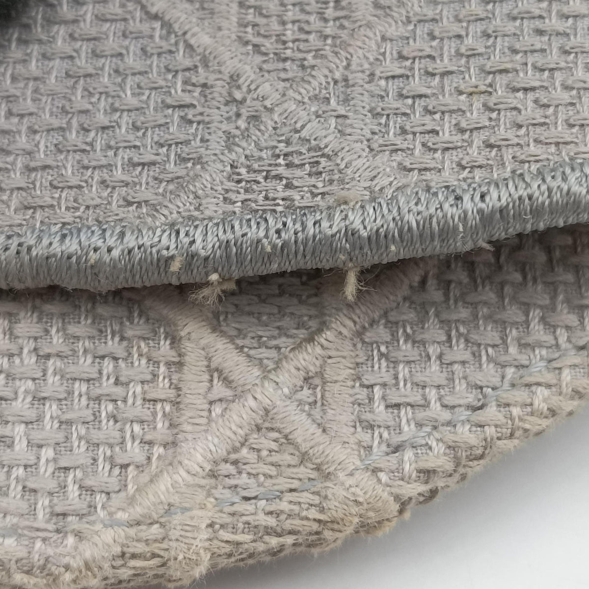 Pre-owned Christian Dior Lady Dior D-lite Grey Jacquard  shoulderbag | stylenewstar