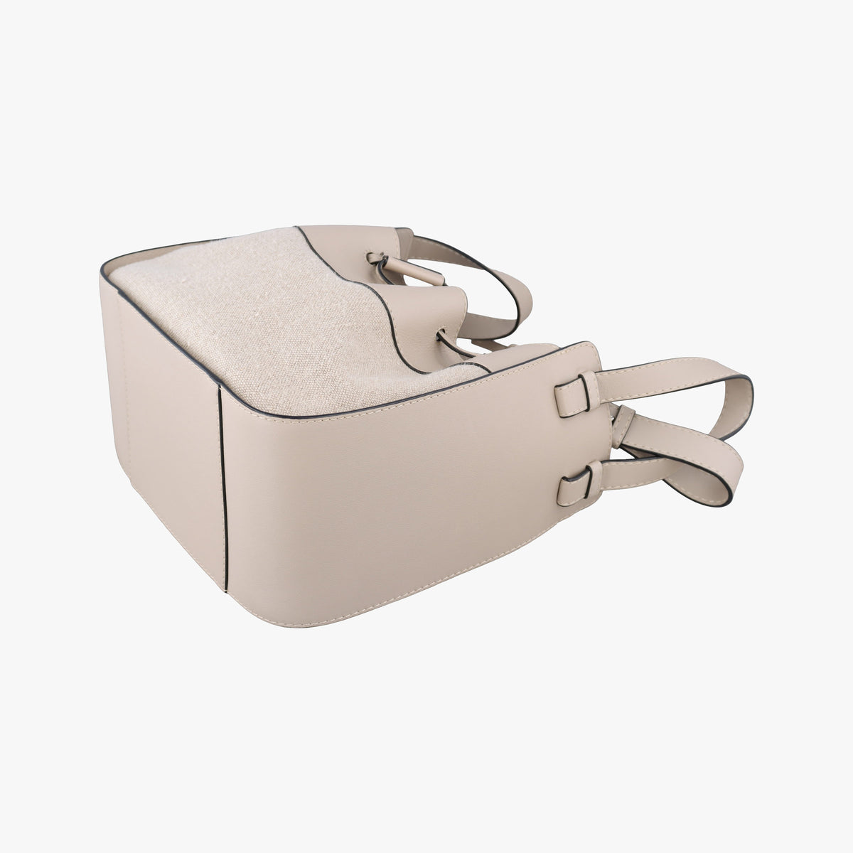 Pre-owned Loewe Hammock Beige Canvas × Leather  shoulderbag | stylenewstar