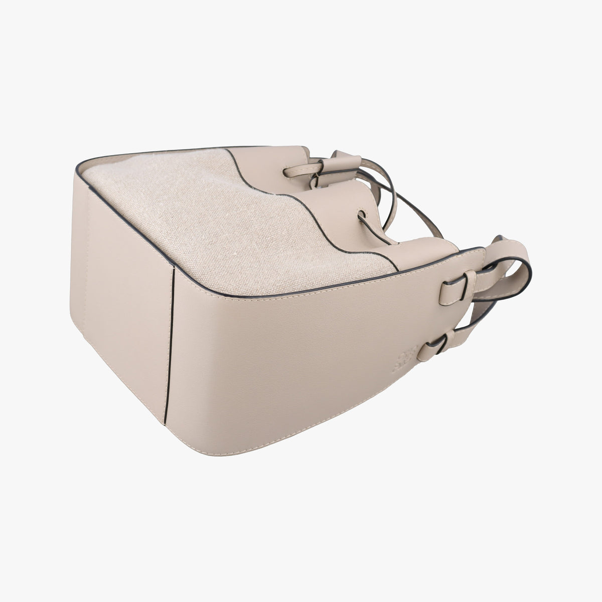 Pre-owned Loewe Hammock Beige Canvas × Leather  shoulderbag | stylenewstar