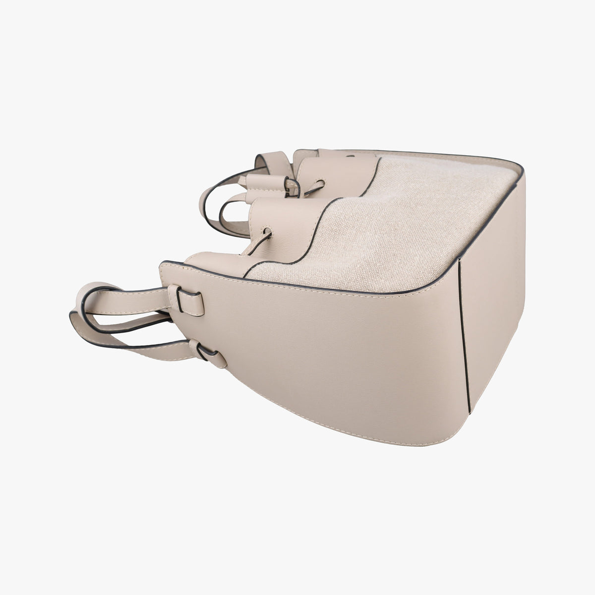 Pre-owned Loewe Hammock Beige Canvas × Leather  shoulderbag | stylenewstar
