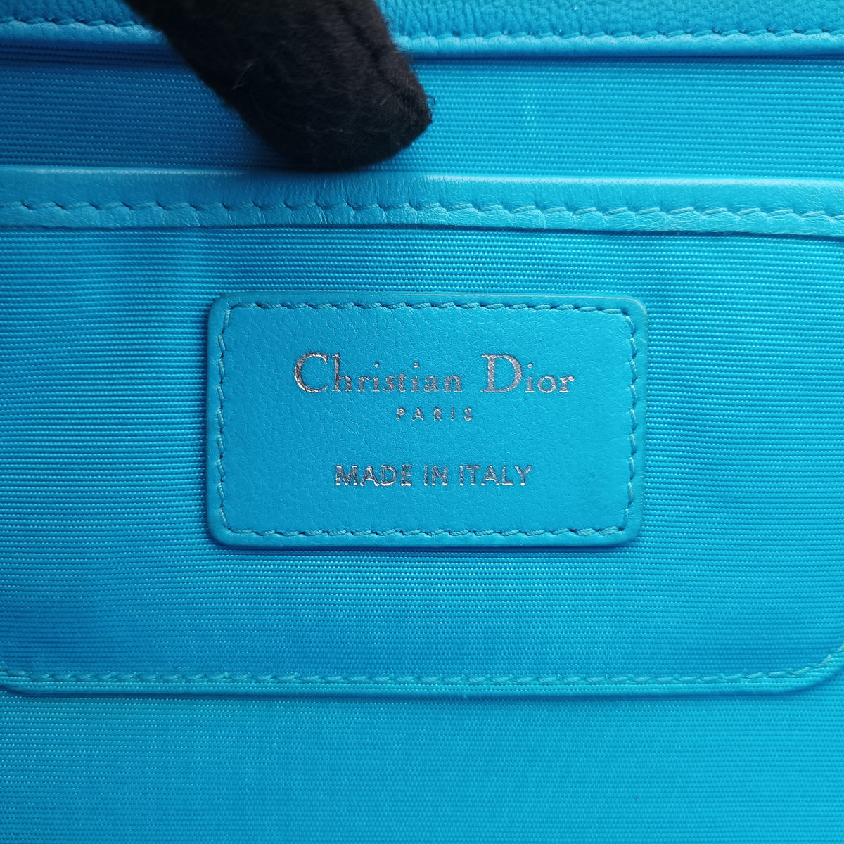 Pre-owned Christian Dior Cannage Chain Blue Lambskin  shoulderbag | stylenewstar