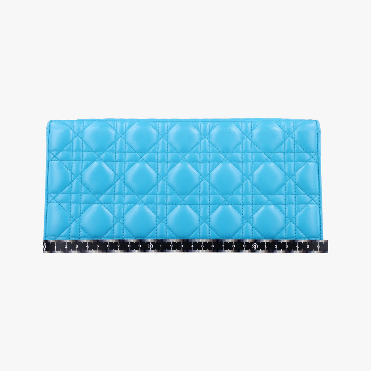 Pre-owned Christian Dior Cannage Chain Blue Lambskin  shoulderbag | stylenewstar