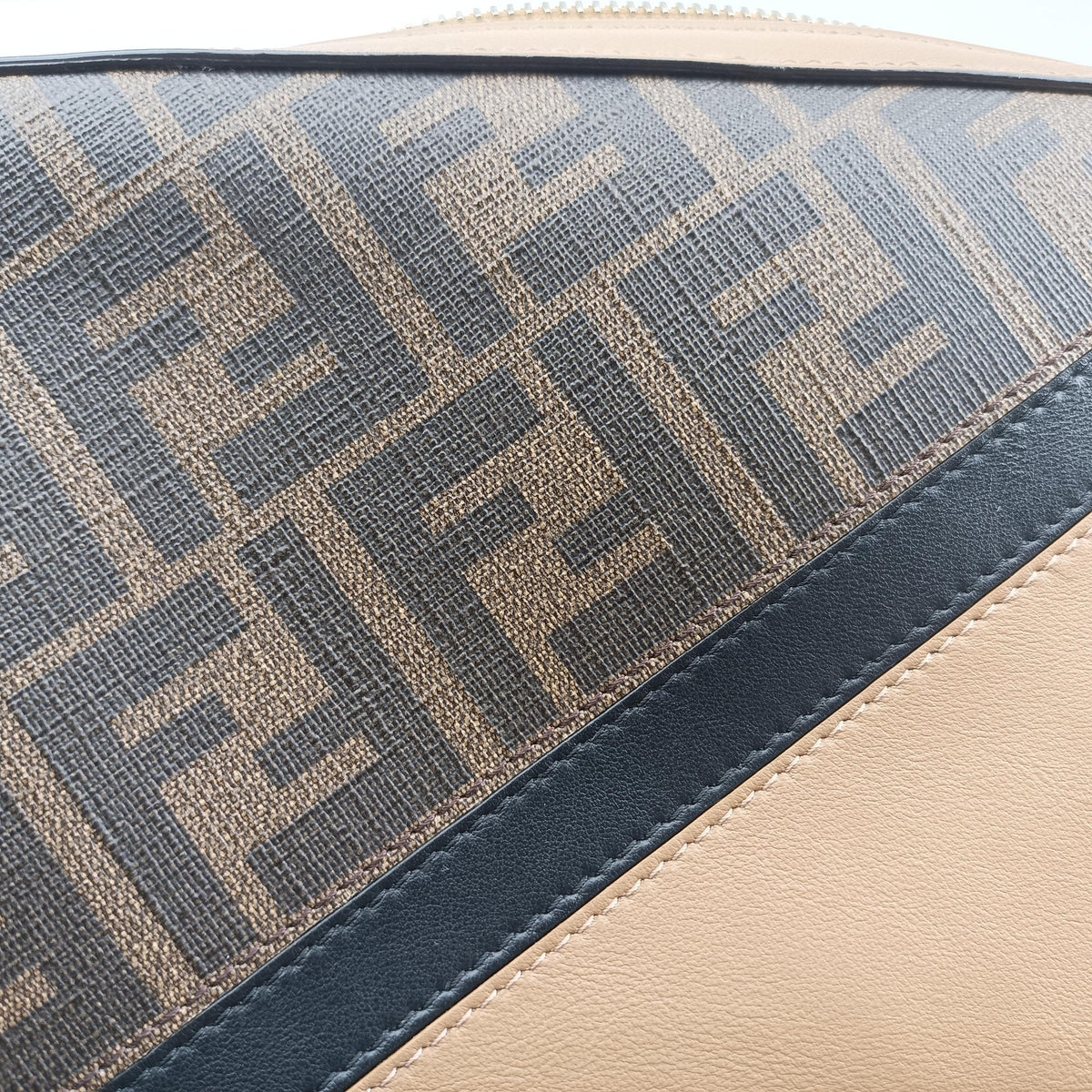 Vintage Fendi Zucca camera case Brown PVCcoated canvas×Leather 7M0286 shoulderbag | stylenewstar