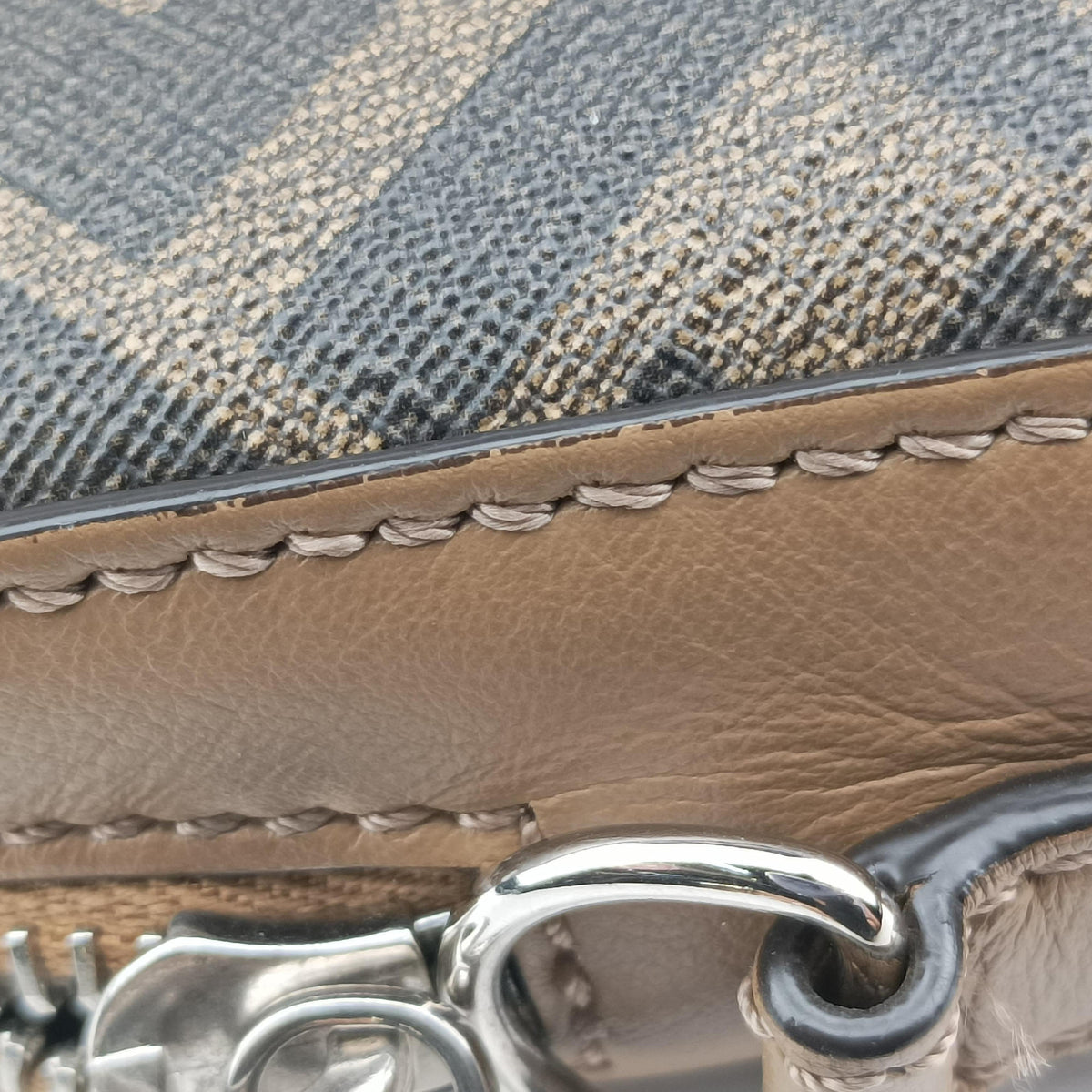 Vintage Fendi Zucca camera case Brown PVCcoated canvas×Leather 7M0286 shoulderbag | stylenewstar