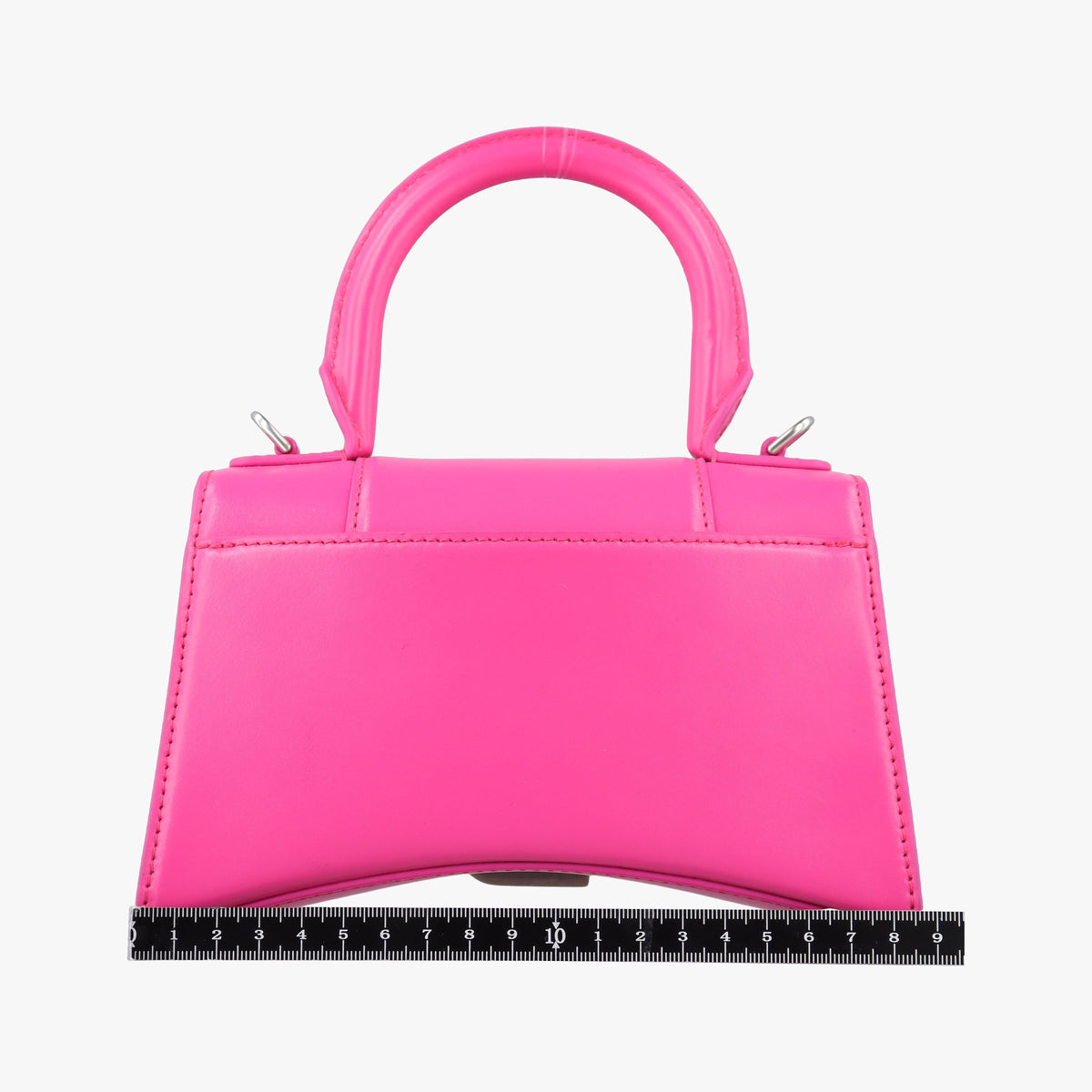 Pre-owned Balenciaga Hourglass Pink leather  shoulderbag | stylenewstar