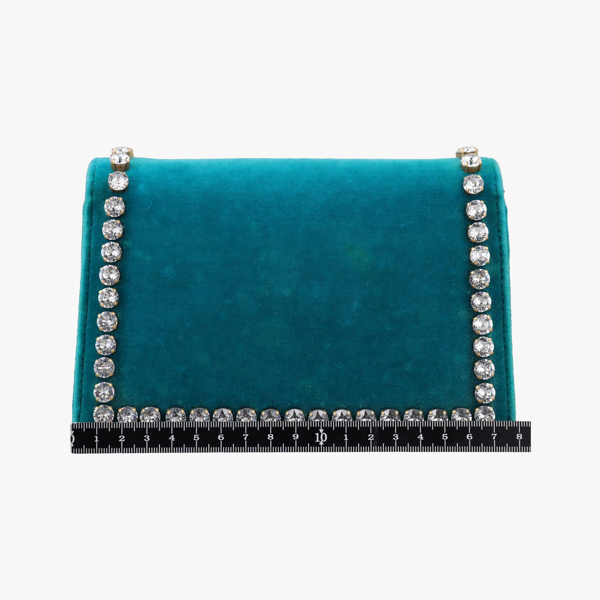 Pre-owned Gucci Broadway Blue velour 489218 shoulderbag | stylenewstar