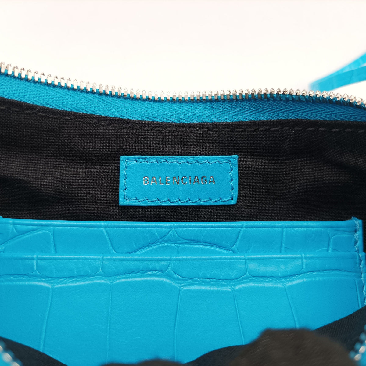 Vintage Balenciaga Le Cagole Mini Blue Leather 695814 shoulderbag | stylenewstar