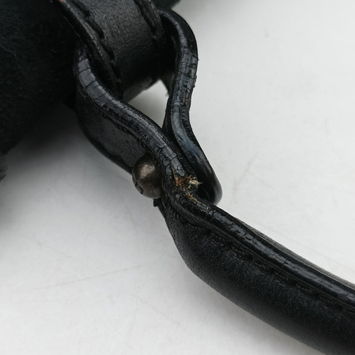 Secondhand Fendi Zucca Borse Magic Black Suede × Leather 8BN143 handbag | stylenewstar