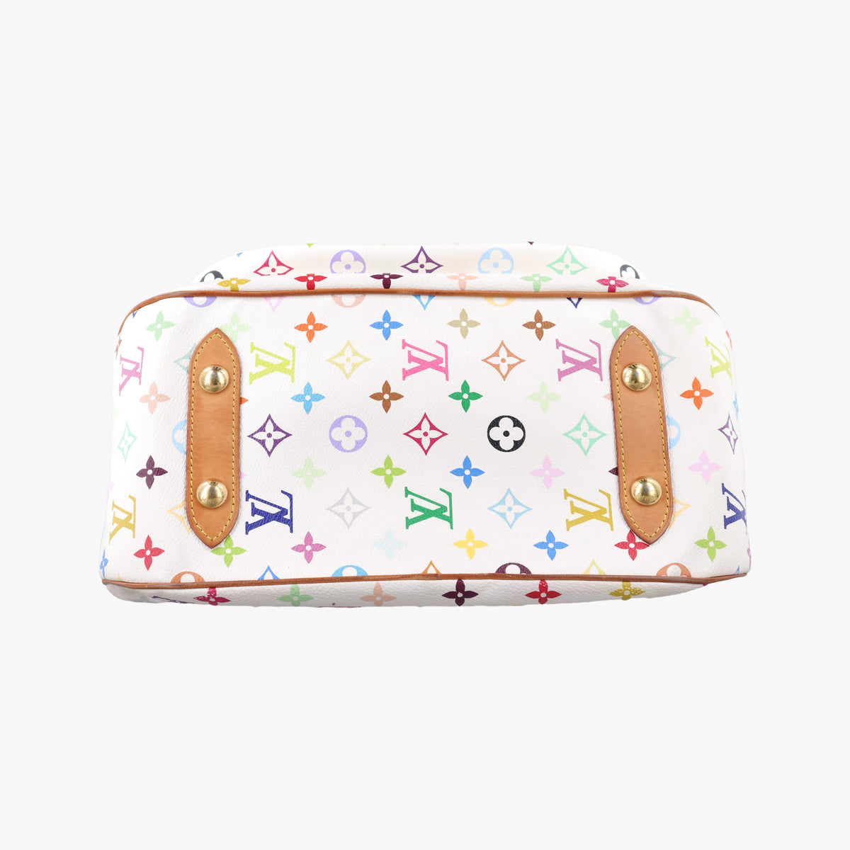 Pre-owned Louis Vuitton RITA white Monogram Multicolor M40125 shoulderbag | stylenewstar