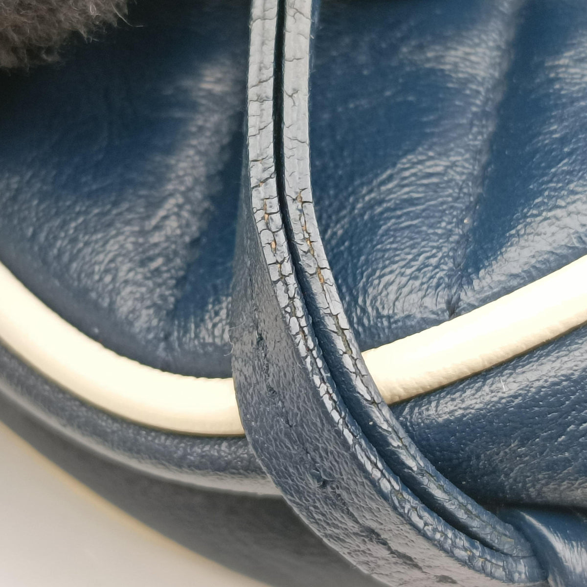 Vintage Gucci GG Marmont Blue Leather 447632 shoulderbag | stylenewstar