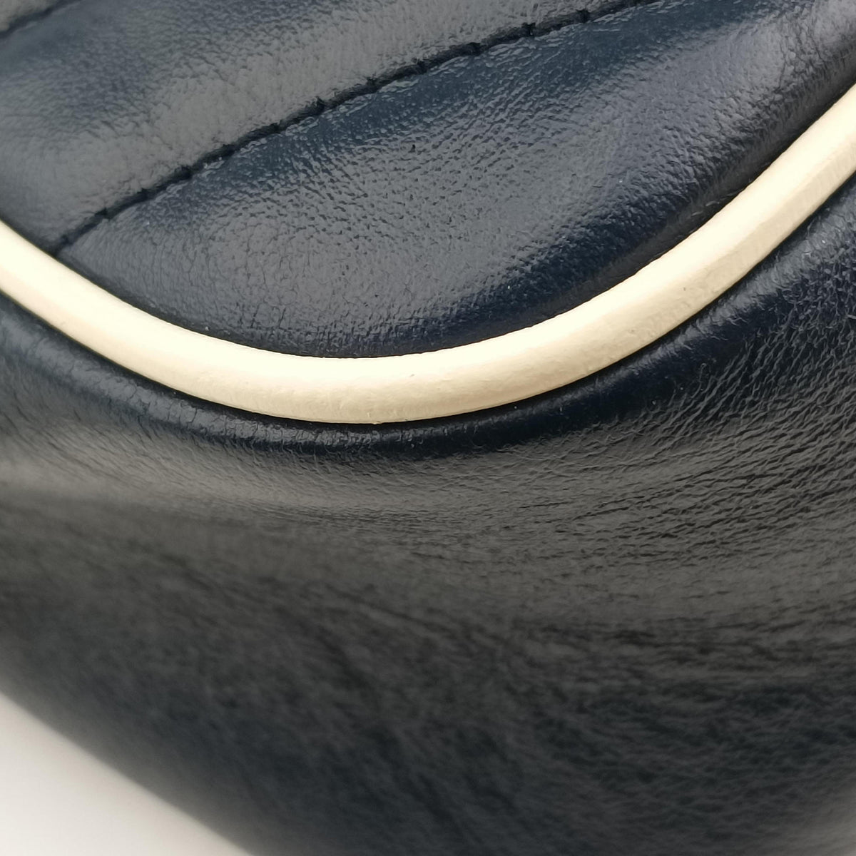 Vintage Gucci GG Marmont Blue Leather 447632 shoulderbag | stylenewstar