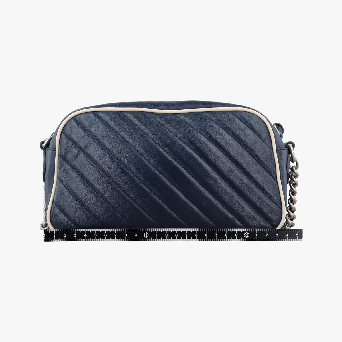 Vintage Gucci GG Marmont Blue Leather 447632 shoulderbag | stylenewstar